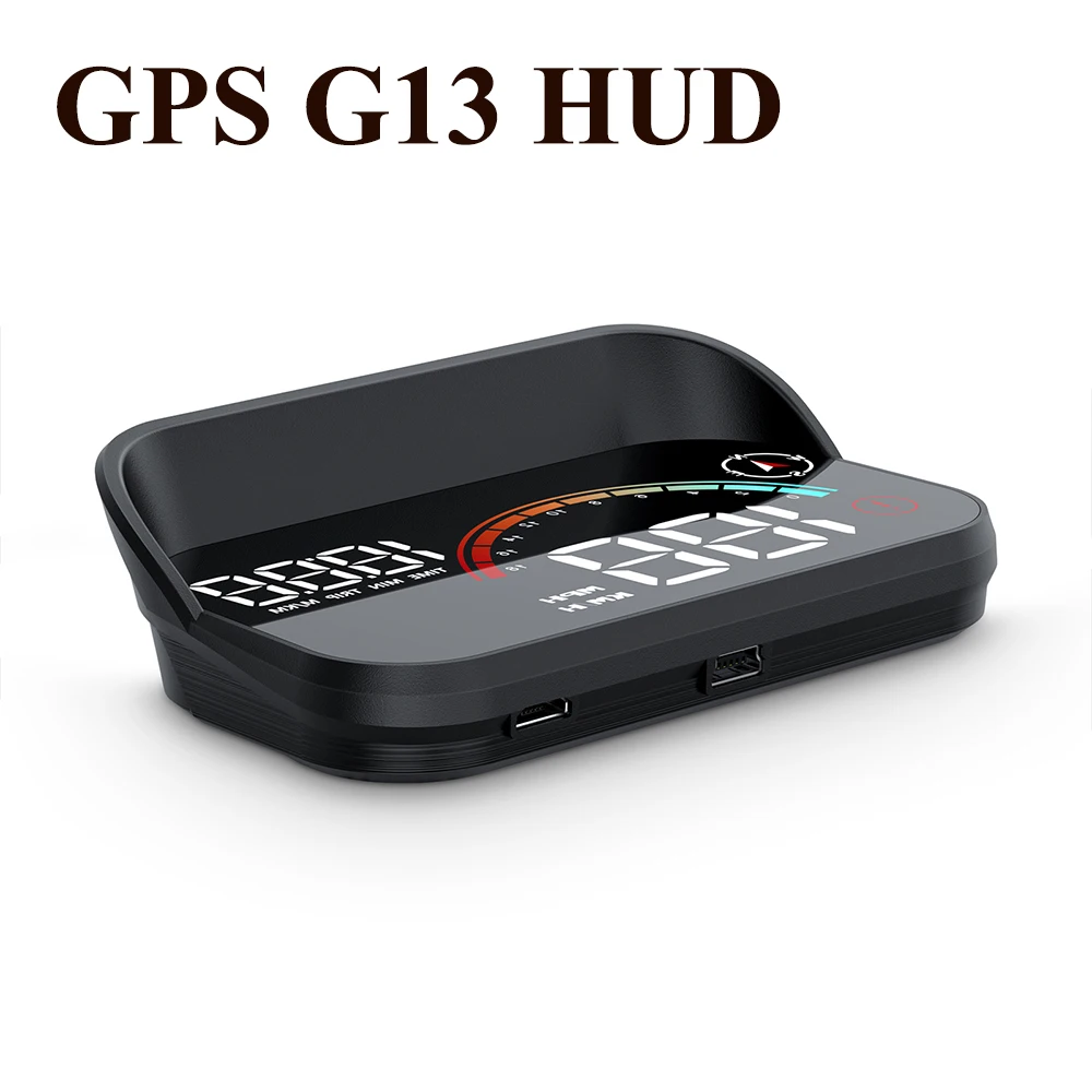 GPS G13 Head Up Display For All Car Digital Speedometer HUD Plug and Play Big Font Auto Electronics Accessories Speed