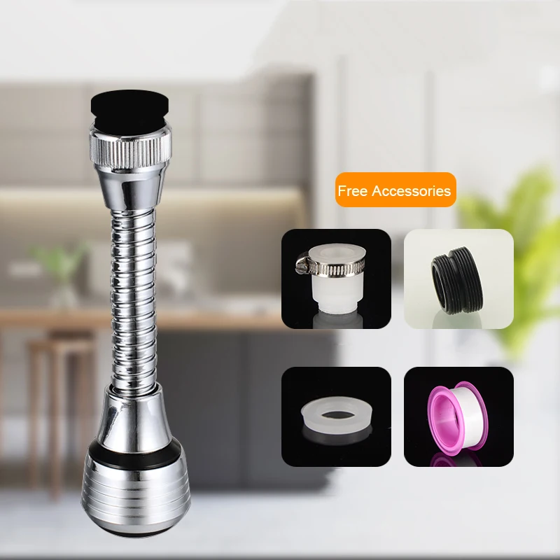 360 ° obrotowy Aerator do kranu oszczędzanie wody z kranu filtr dyszy głowica prysznicowa filtr wody kran Bubbler akcesoria do kranów