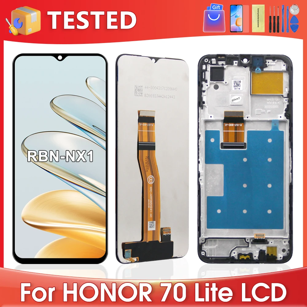 6.5''For HUAWEI Honor 70 Lite For  Honor70 Lite RBN-NX1 LCD Display Touch Screen Digitizer Assembly Replacement