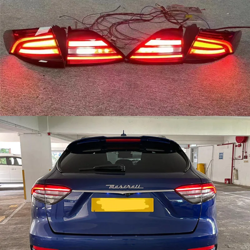 Maserati Levante tail light old upgrade new virson tailight 4pcs/set directly replacement