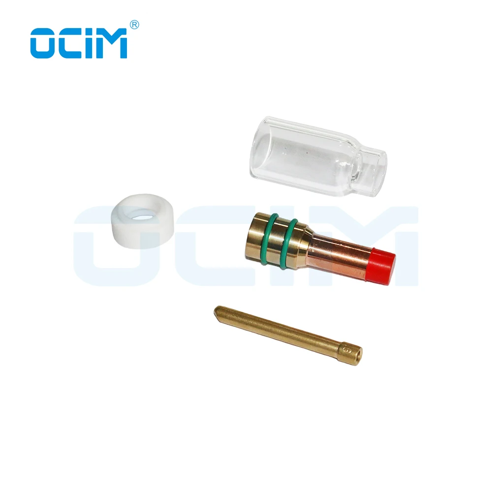 TIG Gas Lens  Glass Cup  Nozzle fit for WP26 17 18 Torch
