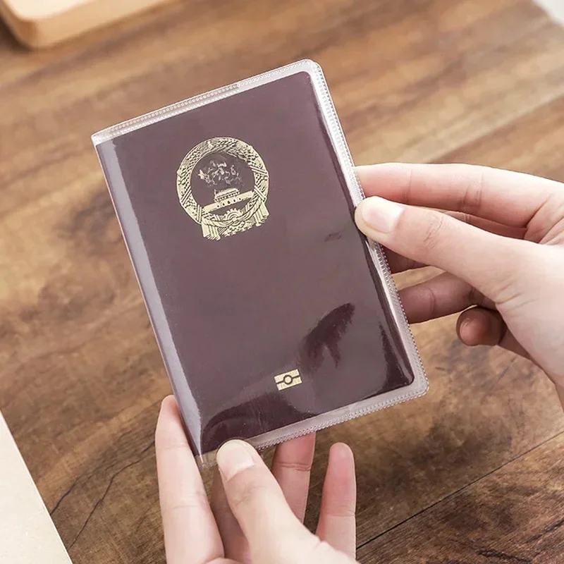 1 szt. Okładka na paszport Wodoodporne etui z PVC na portfel na paszport Biznesowe etui na dokumenty na karty kredytowe Etui ochronne Etui — zdjęcie 2