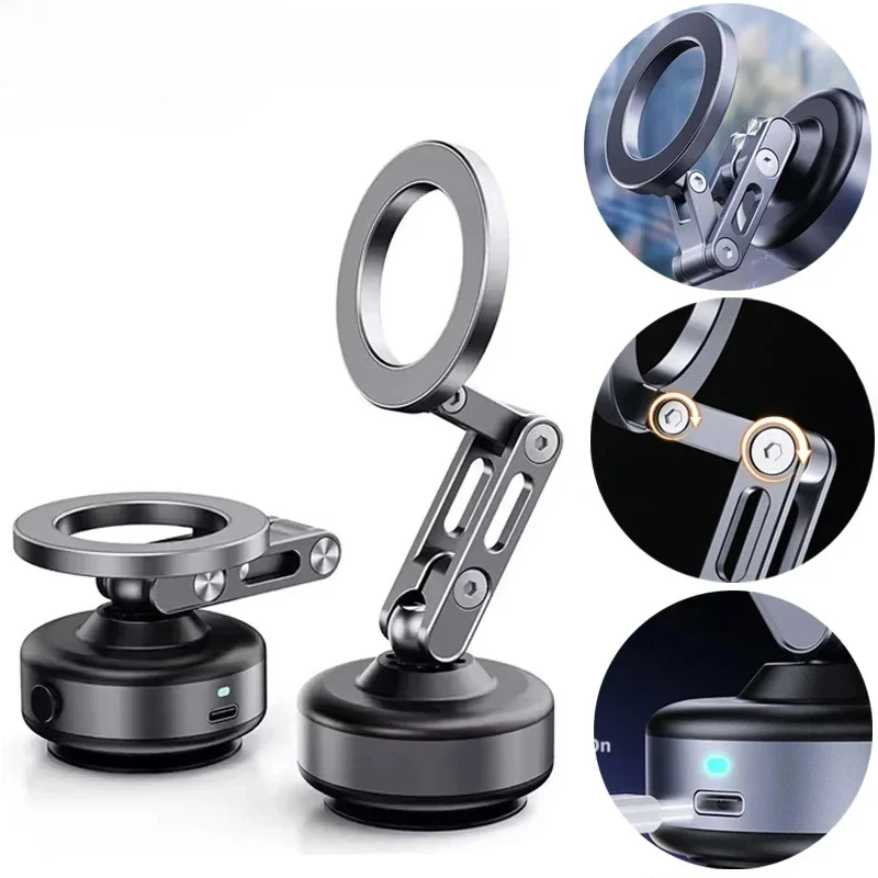TenYua X93 Magnetyczny uchwyt samochodowy na telefon Obrót o 360 stopni Adsorpcja próżniowa Silny uchwyt ssący do telefonu komórkowego Uchwyt samochodowy — zdjęcie produktu 7