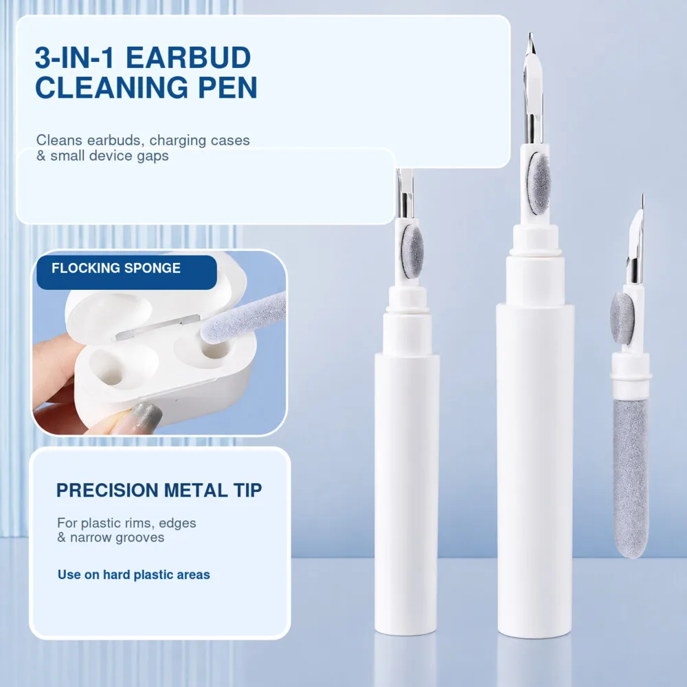 3-in-1 Earbud Cleaning Pen wit - Earbuds Charging Case recension och pris
