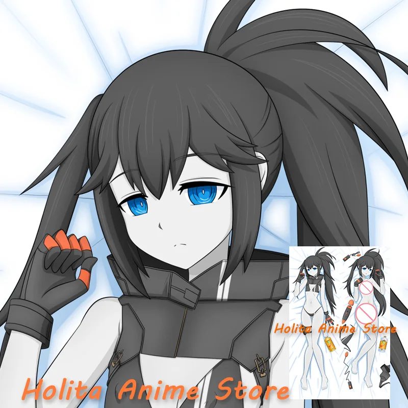 

Dakimakura Anime Empress Black★★Rock Shooter Double sided Print Life-size Body Pillow Cover