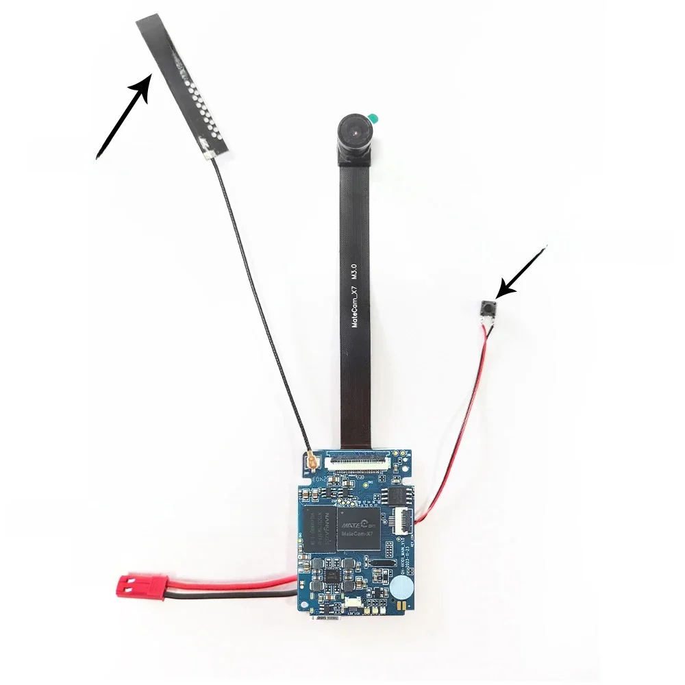 MateCam X7Pro 4K 30FPS 13MP Przyciski zewnętrzne Moduł PCB Wi-Fi AP Bezpieczny moduł mikrokamery bezpieczeństwa wideo — zdjęcie produktu 6