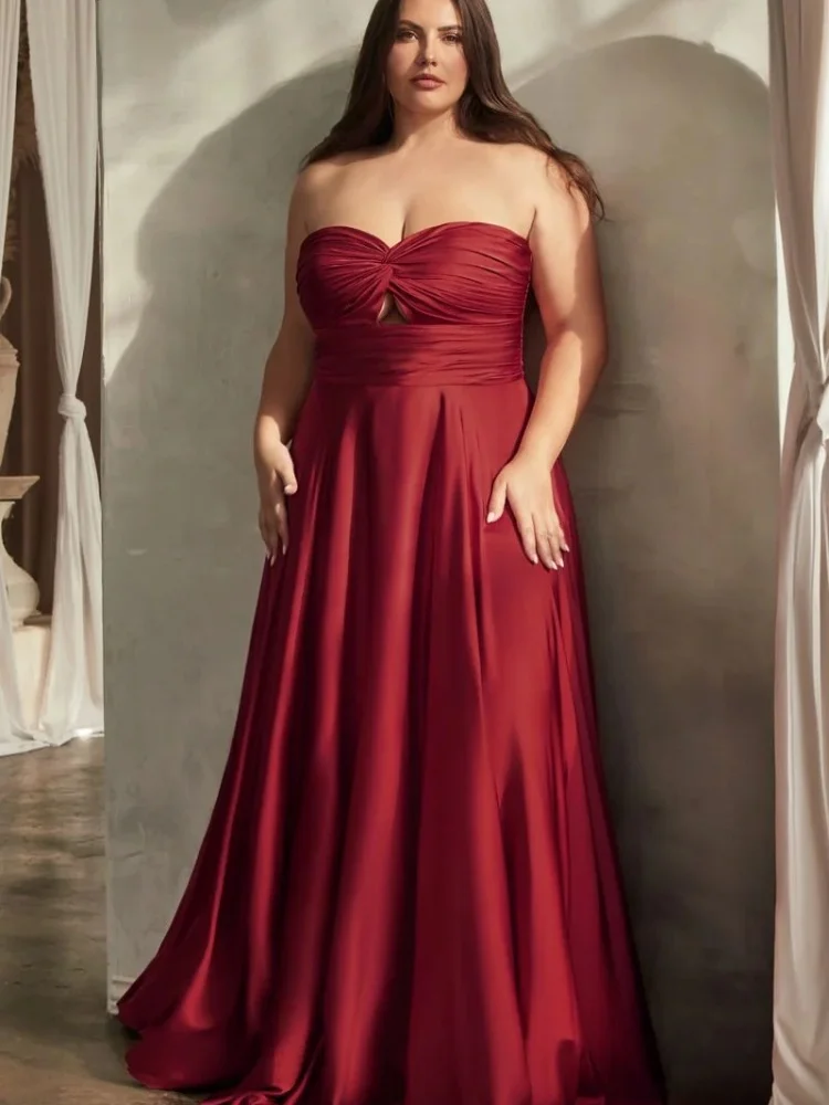 vestidos de festa de casamento personalizados 	   Vestidos de noite sexy 	   Zíper sem alças