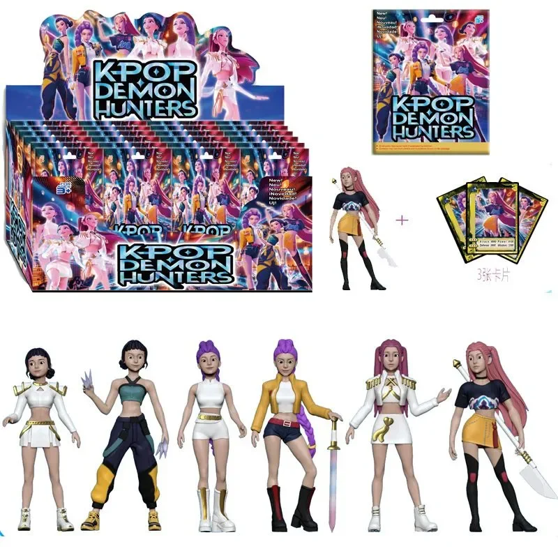 

​ Kpop Demon Hunter Fantasy Witch Hunter слепая сумка-6 случайных мини-фигурок, набор тайных распаковки игрушек для декора стола