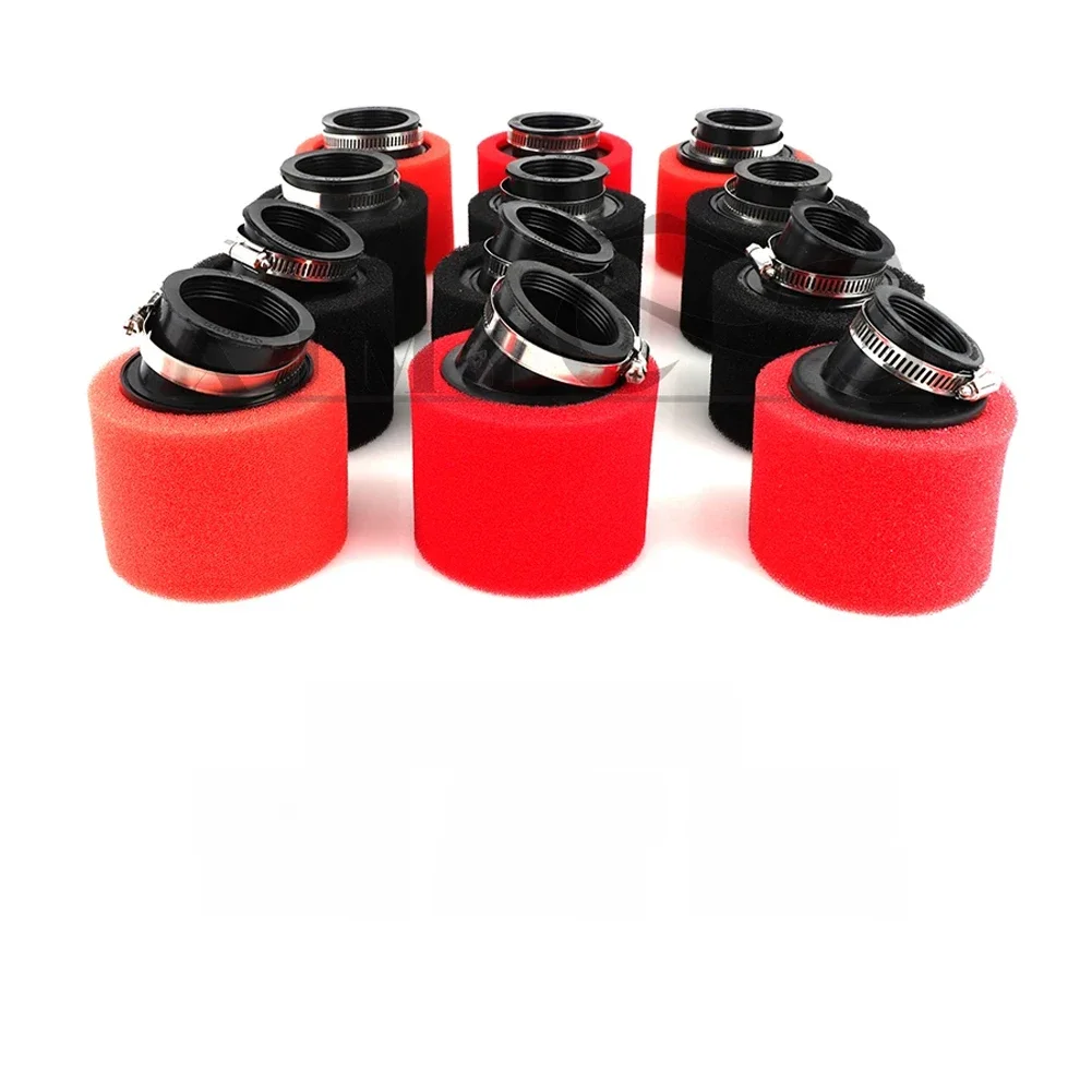 AliExpress NONE 35mm 38mm 42mm 45mm 48mm 50mm stright Neck Foam Air Filter Sponge Cleaner Moped Scooter Dirt Pit Bike Motorcycle RED Kayo BSE