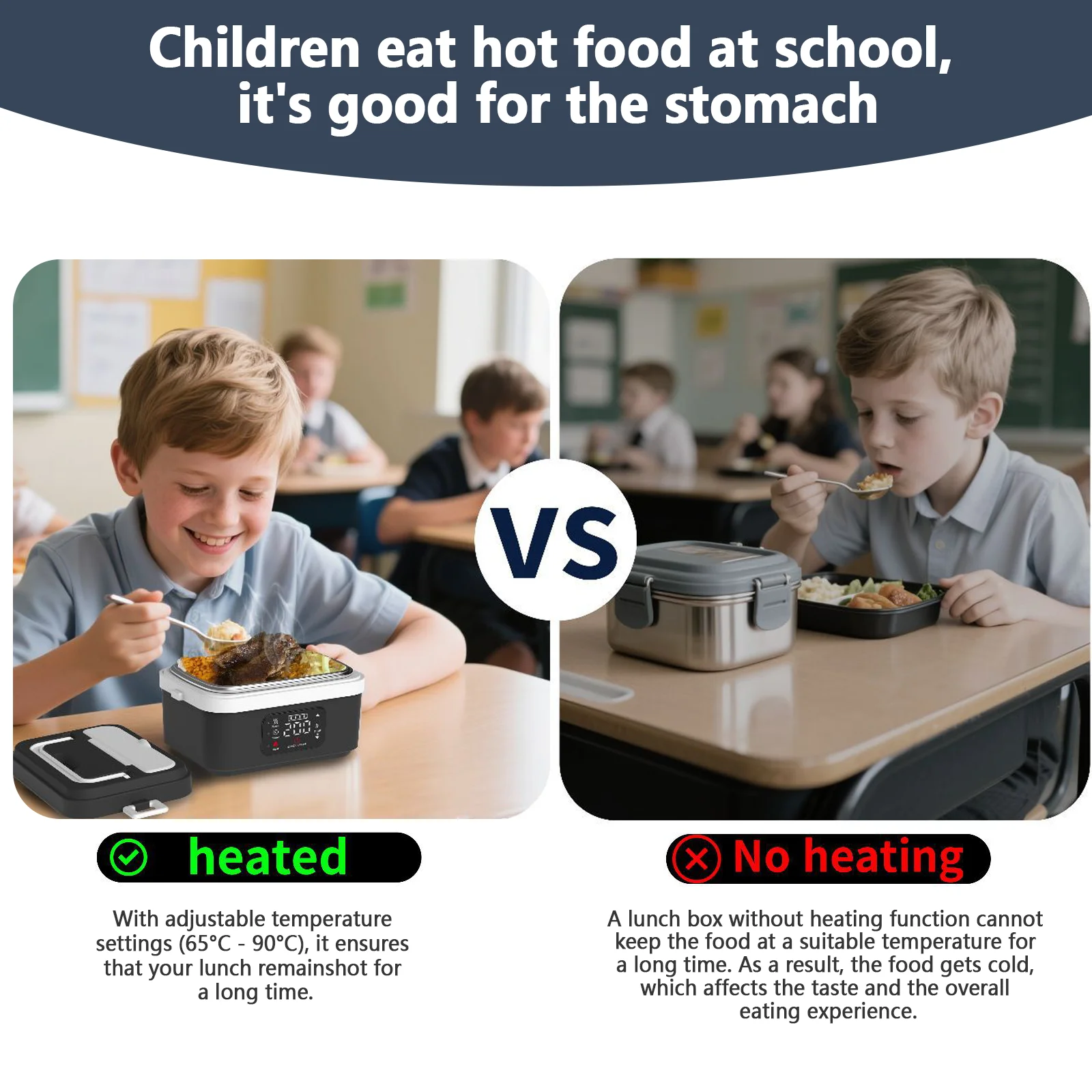 صندوق غداء كهربائي محمول، سعة 1 لتر وبنك طاقة 4000 مللي أمبير في الساعة، تسخين لاسلكي ذاتي للعمل والسفر ومكتب السيارة