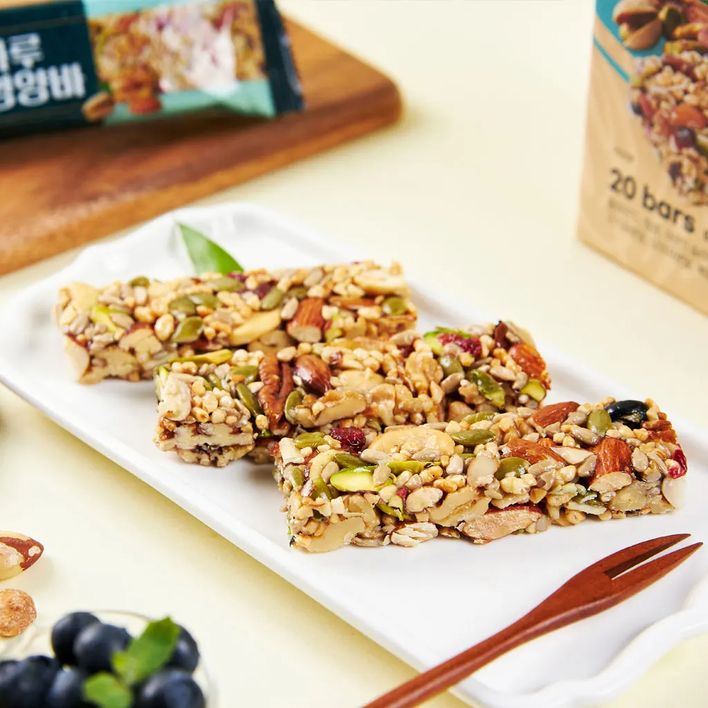 ألواح التغذية حارو (20 قطعة) / قضيب تغذية ممتاز مليء بالمكسرات