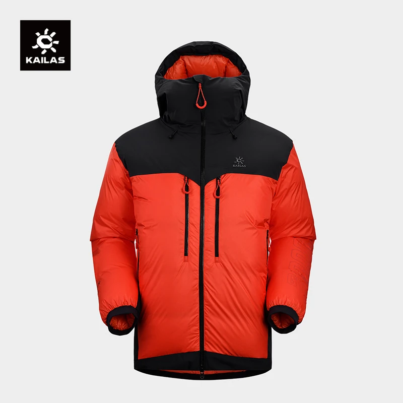 KAILAS Chaqueta de plumón alpina ligera 8000GT para hombre con Gore-tex 900FP, chaqueta térmica de invierno a prueba de viento para montañismo KG2343109
