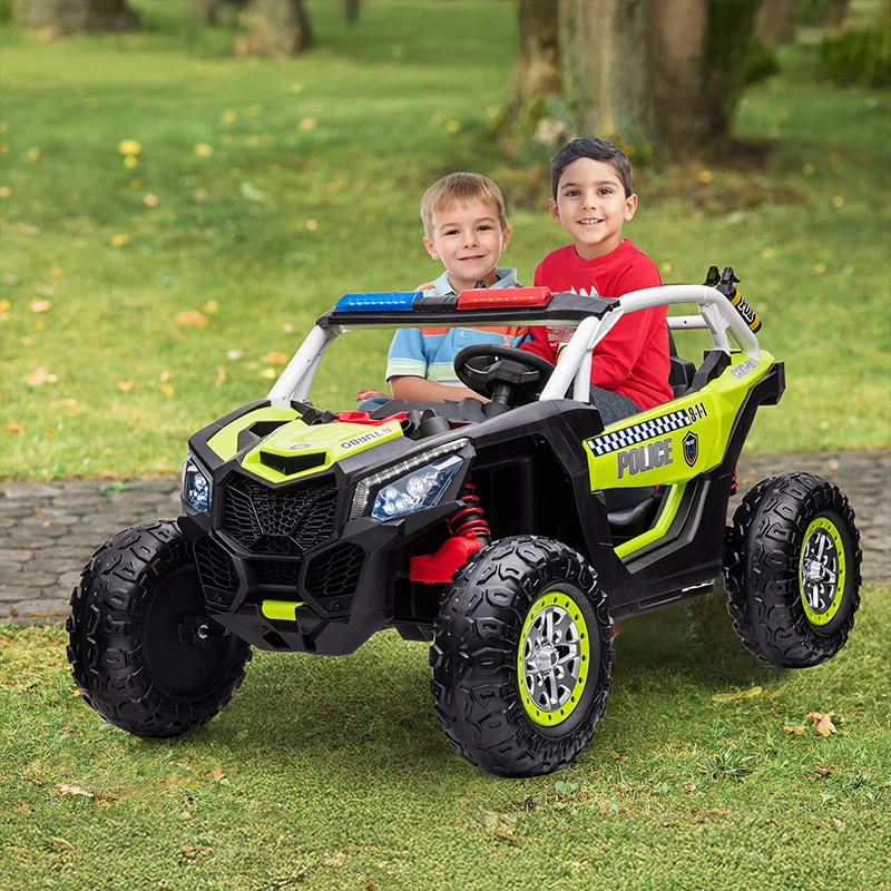 Kinder-Fahrt auf dem Auto, 24 V, 7 A, Elektrofahrzeug für 3–8 Jahre, Kindergeschenke, UTV-Autospielzeug mit Eltern, Fernbedienung, Geschwindigkeit einstellbar