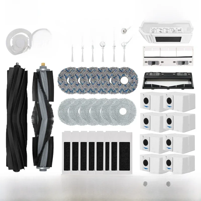 Accessoires pour aspirateur robot Ecovacs Deebot T20 OMNI T20e T20 Pro, brosse latérale principale, filtre de vadrouille, sac à poussière, pièces de rechange