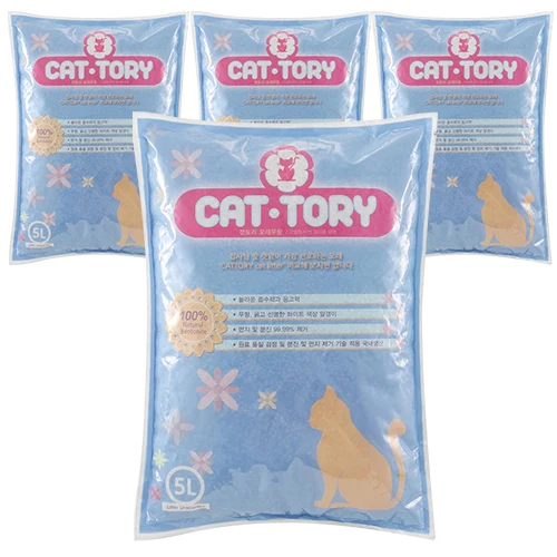 Cattori bentona cat sand unscinlast 5L, 4 pieces (14kg)