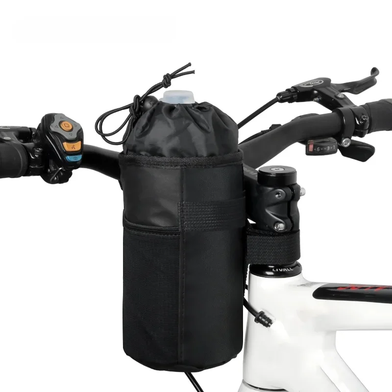 AliExpress riderace Bicycle Bag Bike Water Bottle Bag Multi-Function Portable Carrier Pouch Insulated Kettle Bag Outdoor Riding Handlebar Bag