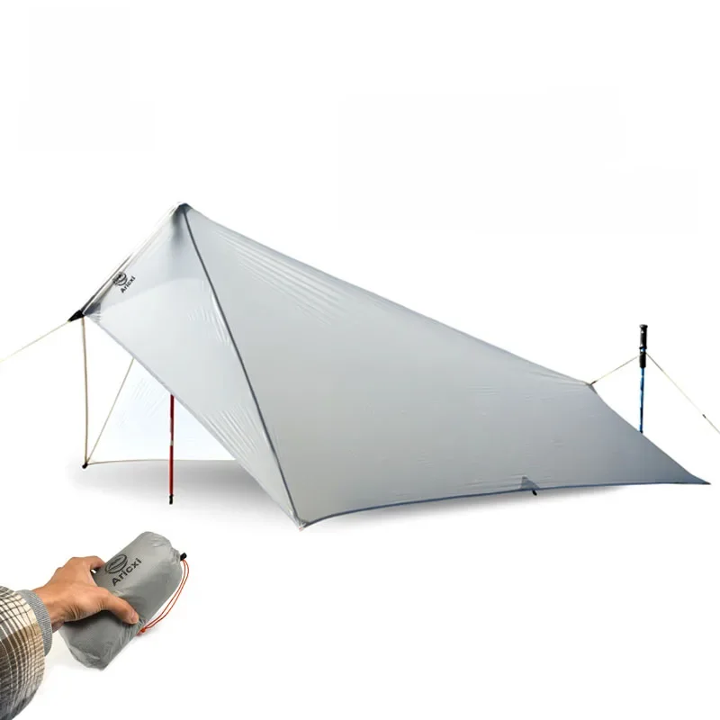 Ultralekki deszcz Fly plandeka na namiot, wodoodporna 15d powłoka silikonowa Nylon Camping Shelter baldachim Rainfly, lekki plandeka — zdjęcie 2