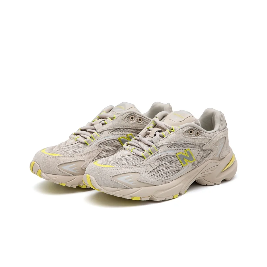 New Balance NB 725 Retro، حذاء جري كاجوال منخفض الارتفاع، للجنسين، رمادي كريمي #1