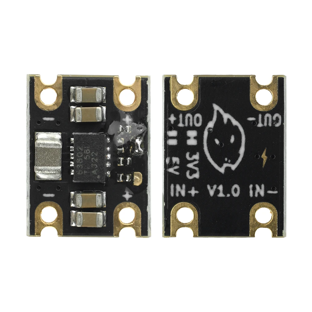 TPS63802 MINI Lithium Battery Boost Buck Module DC 1.8-5.5V to DC 3.3/5V 2A/1A Step UP Step Down Power Supply Converter Module