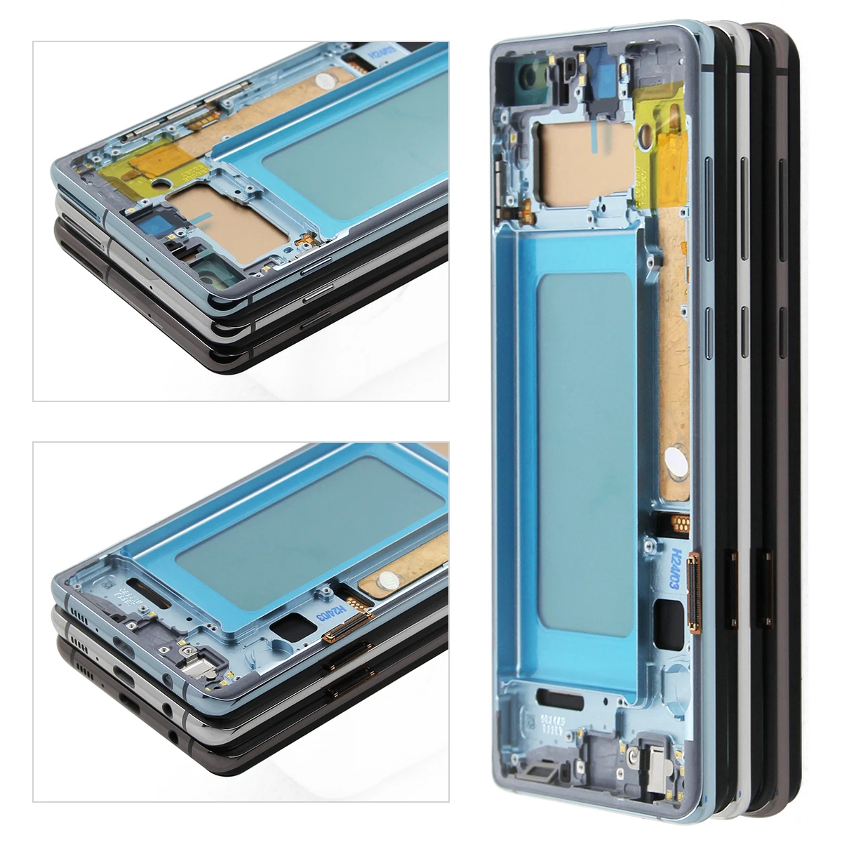 Screen for Samsung Galaxy S10 Plus S10+ G975 G975F Lcd Display Digital Touch Screen +Frame for Samsung Galaxy S10 Plus Assembly