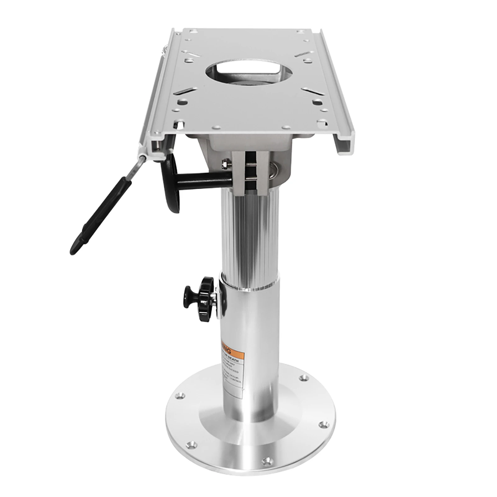 

Premium Marine Boat Seat Pedestal - Height Adjustable 35.2-48 CM with Smooth Slider and 360° Swivel, for Pontoon,Yacht,Fishing