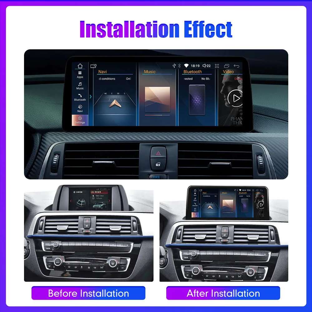 12.3 Inch Android Car Radio For BMW 1 Series F20 F21 2012-2016 NBT System GPS Navigation Multimedia Player Carplay Android Auto