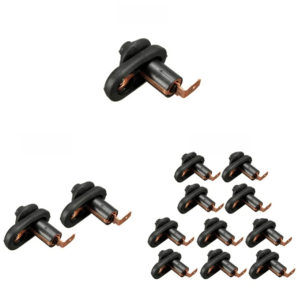 Haute qualité 1 à 10 pièces interrupteur d'éclairage de porte 2015 universel voiture véhicule intérieur lampe bouton de commutation noir Durable # 276937