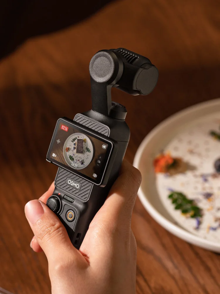 DJI Osmo Pocket 3 Vlogging-Kamera mit 1-Zoll-CMOS & 4K/120fps Stereo-Aufnahme EU-Lagerbestand