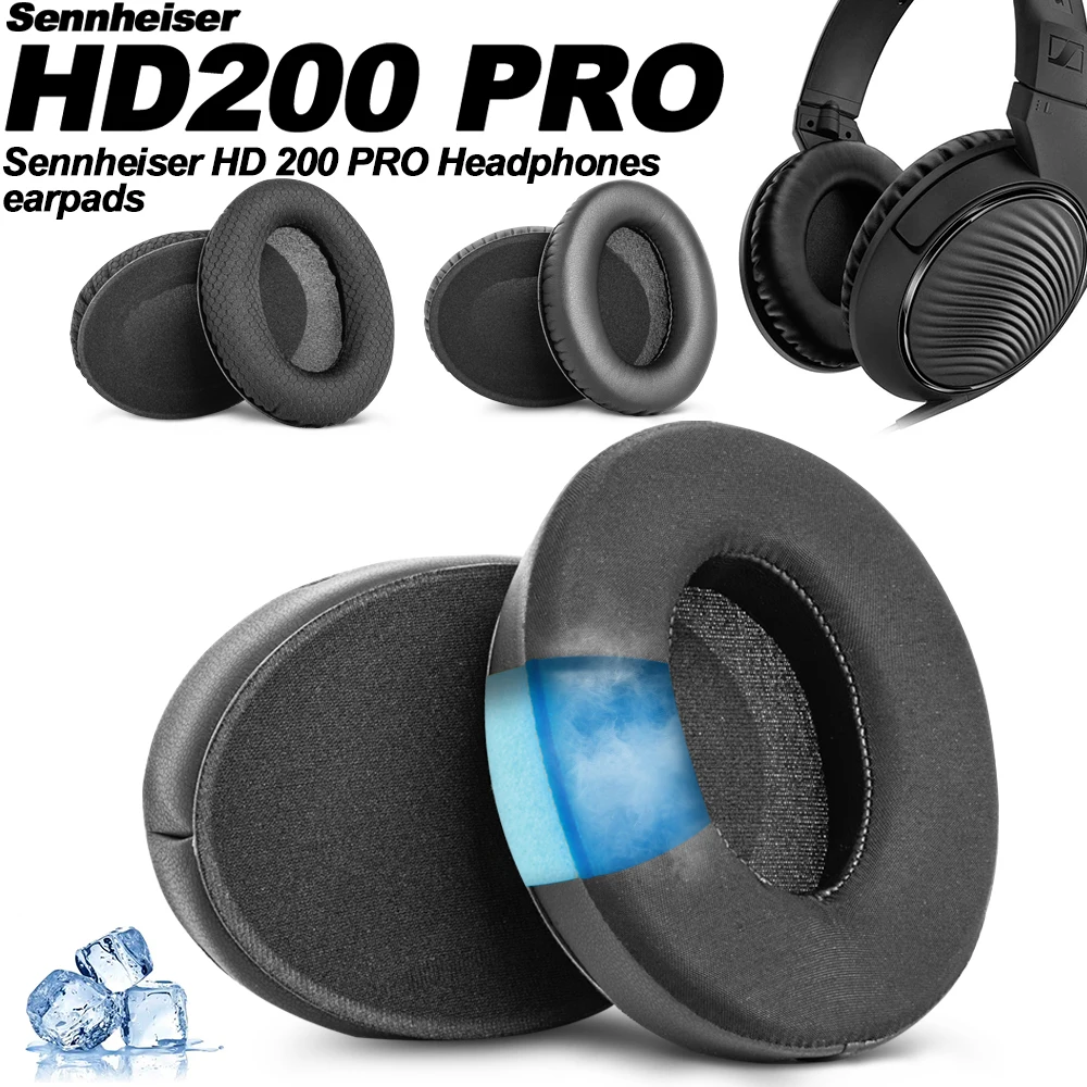 Replacement for Sennheiser HD 200 PRO Foam Ear Pads Headphones Memory Foam Earpads