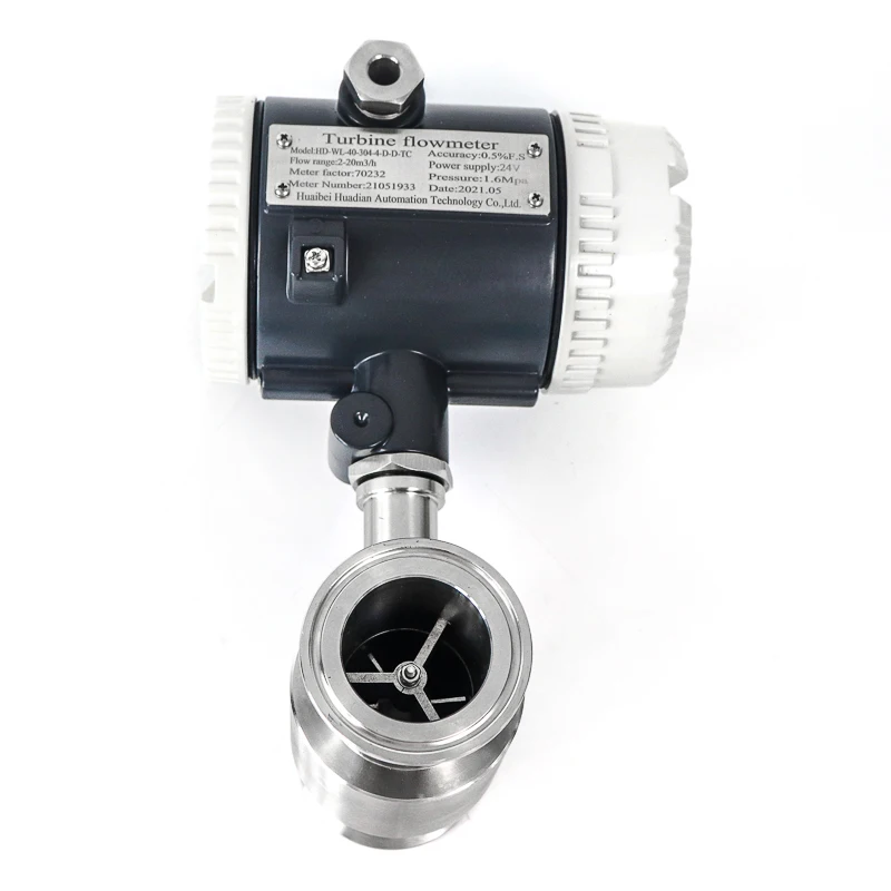 Imagem -05 - Medidor de Fluxo da Turbina Dn15 Dn20 com Saída do Pulso para a Linha do Óleo de Coco Thread e Acoplamento do Leite