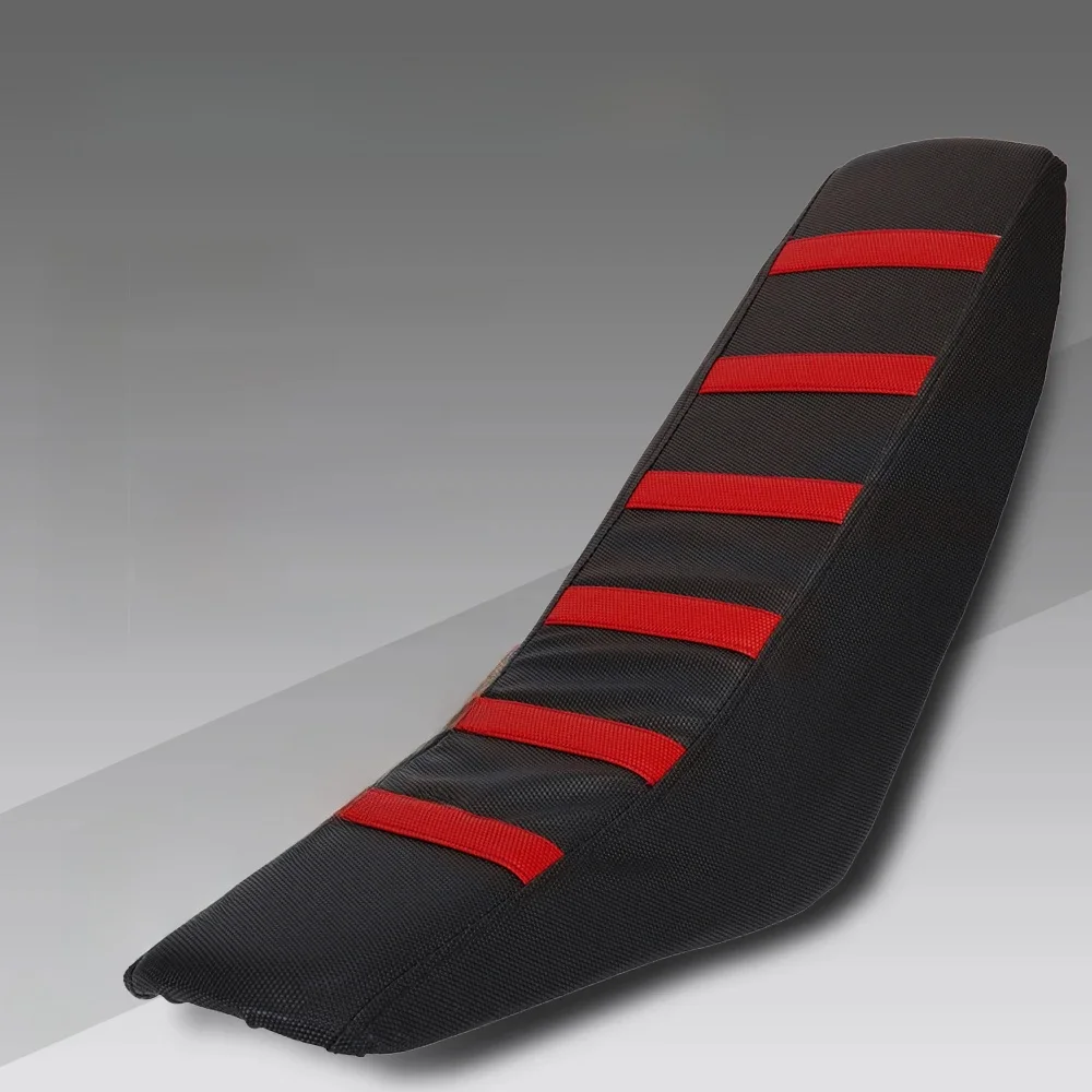 AliExpress JFGRACING Universal Motorcycle Seat Cover Soft Stripe PVC Rubber Skin For KTM Honda Dirt Pit Bike Racing Parts Electric Dirt Bike Off-road