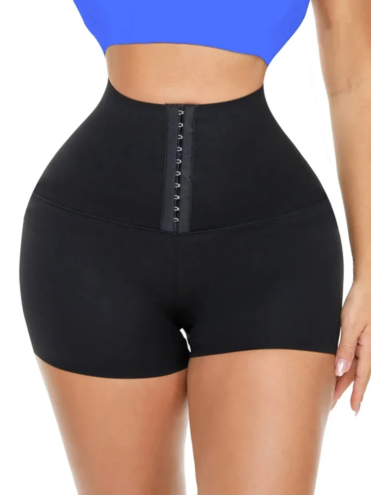 AliExpress CHRLEISURE Fitness Shorts Women High Waist Cycling Shapewear Abdomen Shorts Quick-Drying Push Up Stretch Sports Casual Shorts