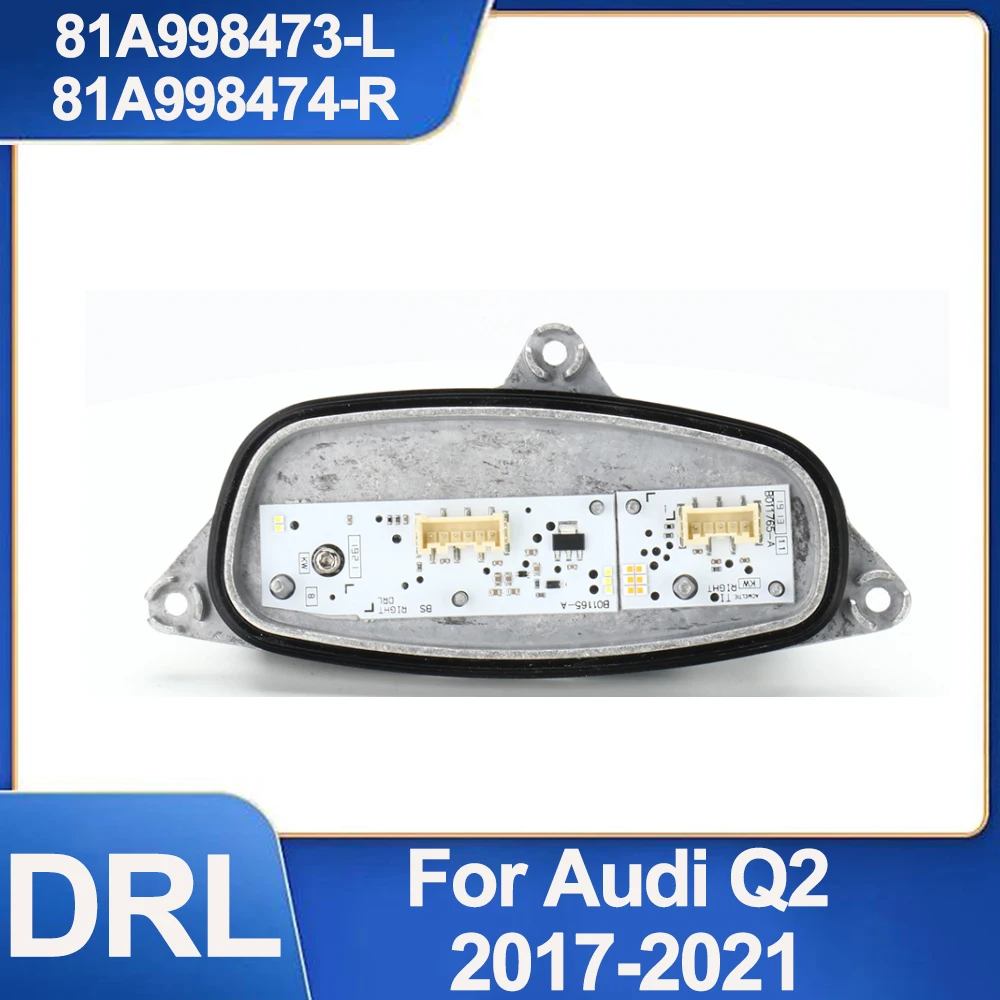 Neues 81A998473 81A998474 Angel Eye Weißes Scheinwerfer-LED-Modul für Audi Q2 2017 2018 2019 2020 2021 DRL-Lichtquellenmodul