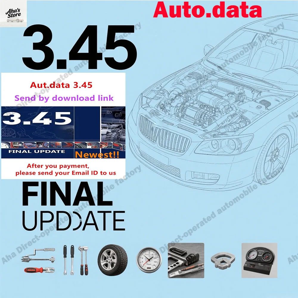 

Latest Version AutoData 3.45 obd2 scanner Car accessories Tools Software Car Repair Software with Install Video and Free help