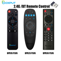 BOXPUT BPR1S BPR2S BPR3S Plus Air Mouse Infrared Remote Voice Control IR Learning IR Isolation BT 2.4G Wireless For Smart TV Box