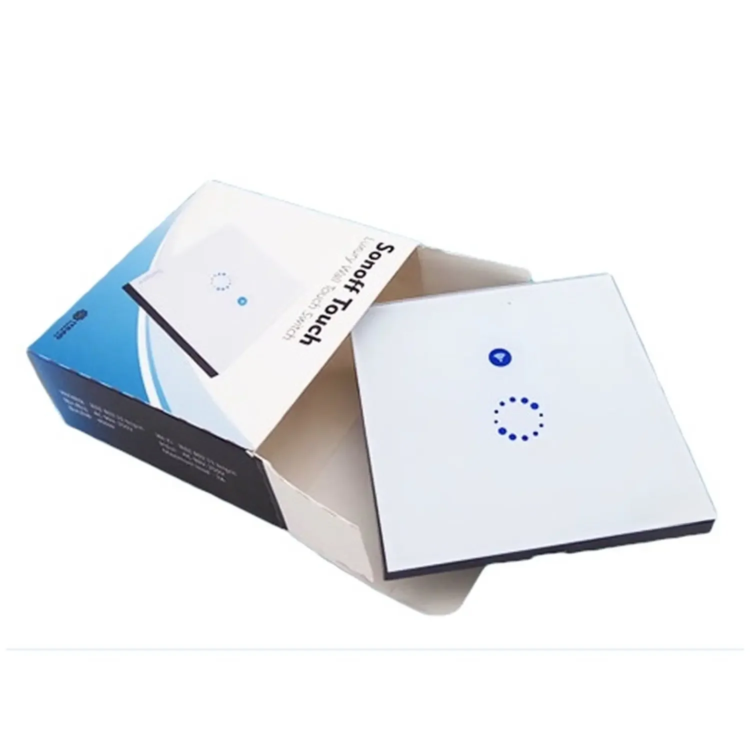 Interruptor de toque sem fio, básico via Wi-Fi, compatível, Amazon Echo, Google Home