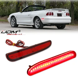 2pcs Red or White LED Side Marker Light Bumper Lamps for Ford Mustang 1994 - 1998 Base Shelby GT500 GT Turn Signal Lamp