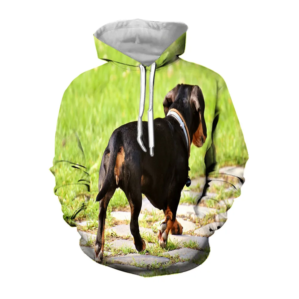 

Jumeast Cartoon Hoodie Mans Cuddly Doggie Loose Casual Hooded Sweatshirt Men's Hoodies Fashion Streetwear Unisex Winter Jacket