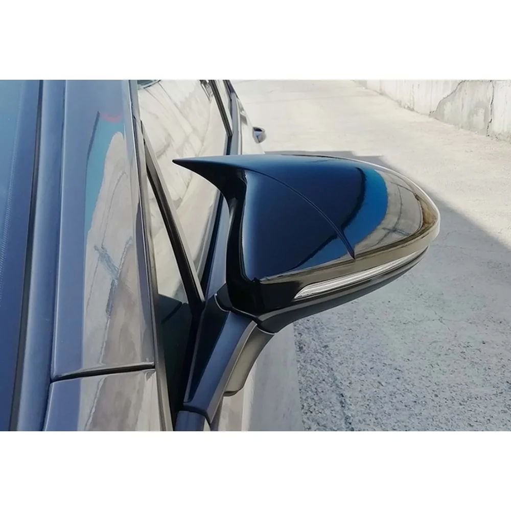 For Volkswagen Golf 7 2012-2019 Bat Style Mirror Cover Car Accessories Rearview Mirror Cover 2 Pieces Cover Shields