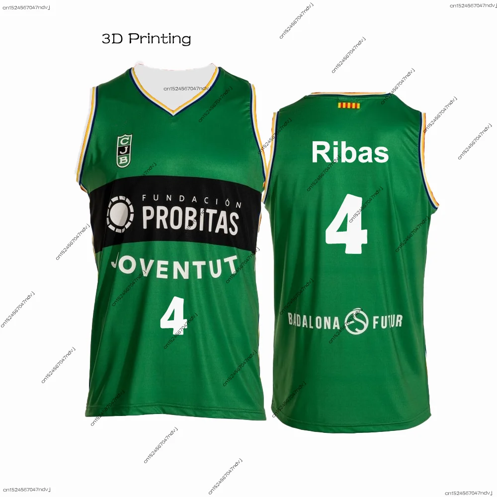 2025 New Joventut Badalona Basketball Jersey 24/25 Spain Men Basketball Jersey Tshirt Adam Hanga Basketball Sports Jersey