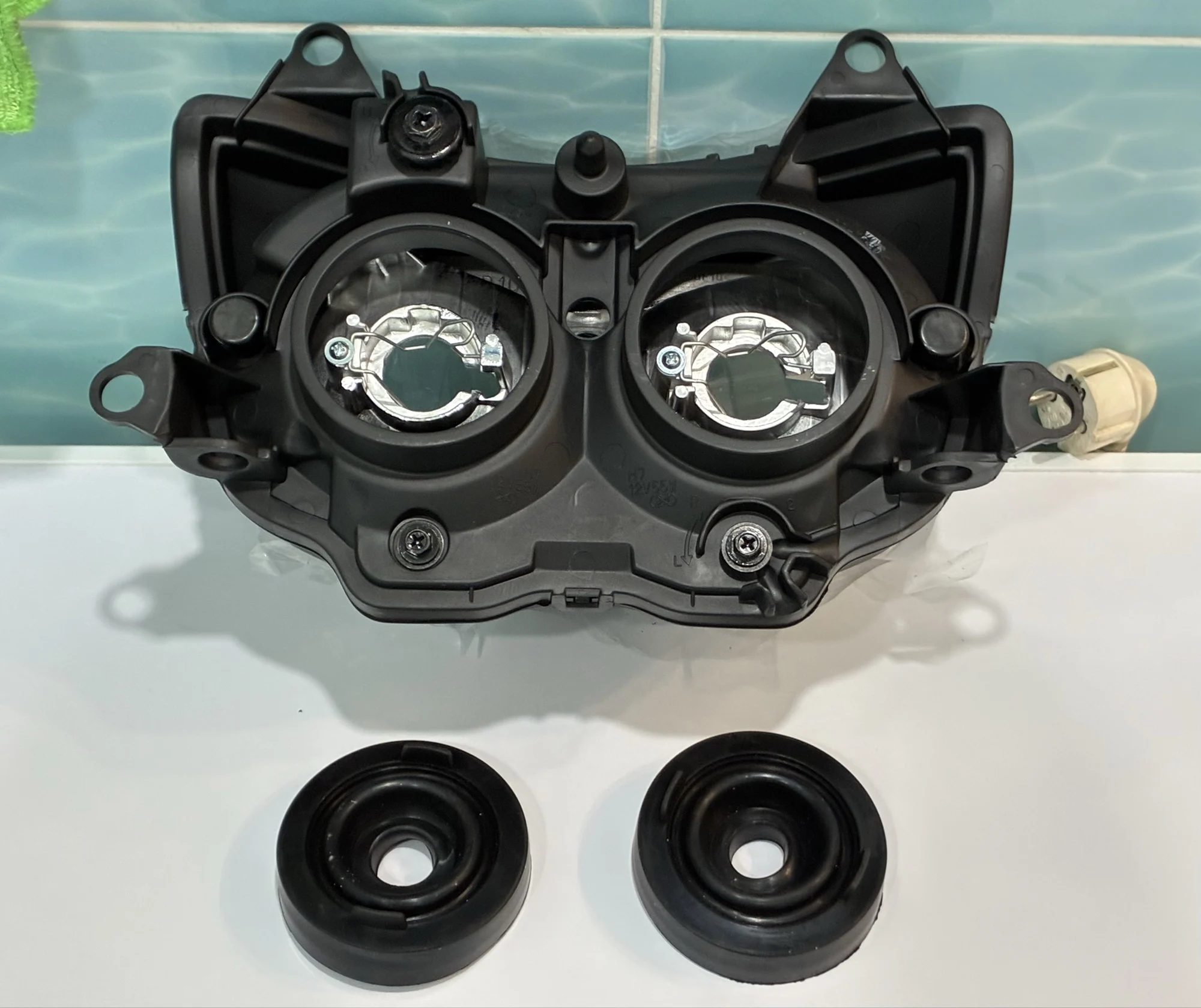 Передняя фара мотоцикла, лампа для Kawasaki Z1000 2003-2006 Z750