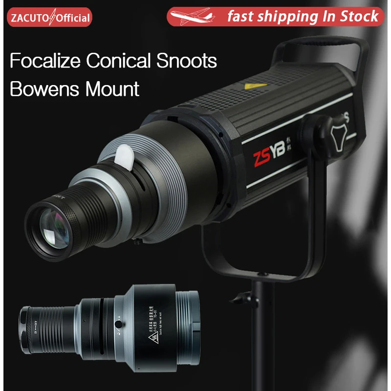 

ZACUTO YG-80 Focalize Conical Snoots Bowens Mount For Photography Light Graphoics Art Effects Shaped Photography Photo