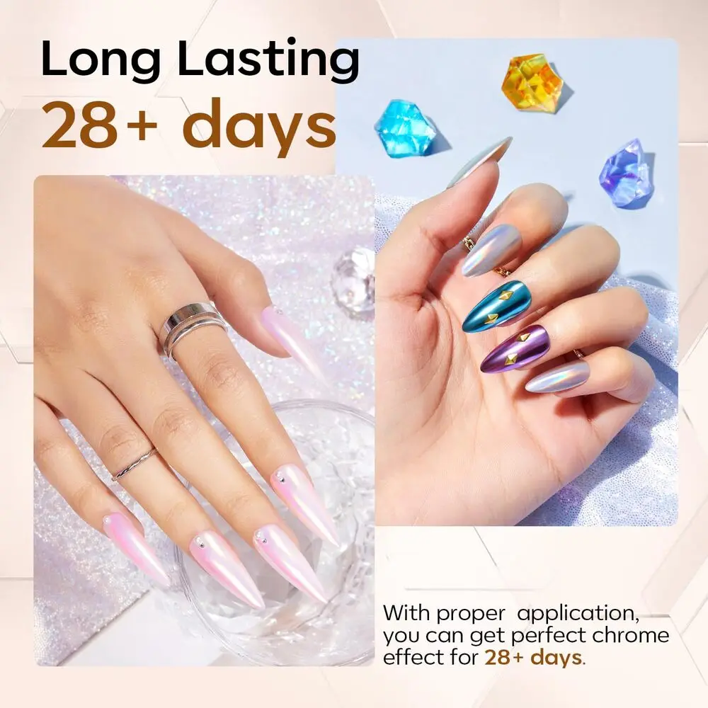 Modelones Chrome Poeder Top Coat 10ml