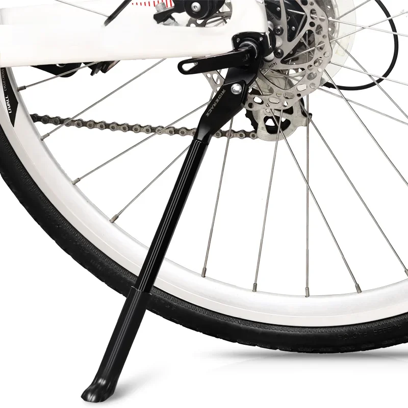 Béquille de vélo réglable en alliage d'aluminium, support de stationnement pour vélo de montagne, support latéral arrière, repose-pieds, accessoires vtt