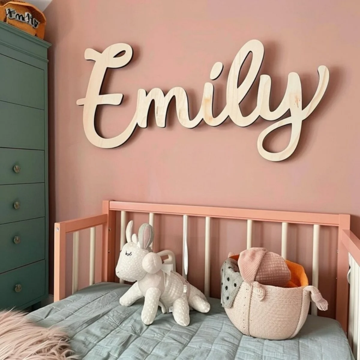 Custom Wooden Name Sign, Letter Wall Decor, Nursery Wall Art, Wooden Name Plaque, Room Decor, Christmas and Halloween Decoration
