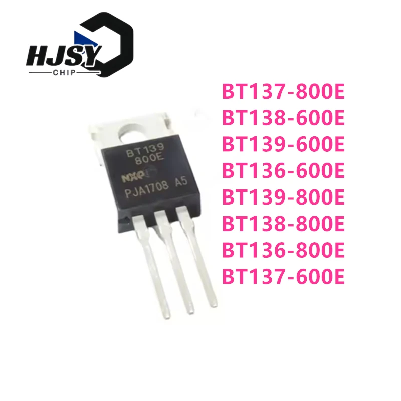 

New 5PCS/LOT BT137-800E BT138-600E BT139-600E BT136-600E BT139-800E BT138-800E BT136-800E BT137-600E TO220