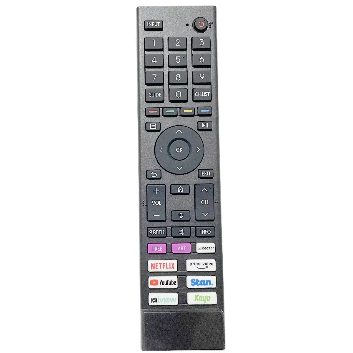 

Original Voice TV Remote Control ERF3G80H (0012) For Hisense ULED 4K Smart TV ( w/ DEEZER / NETFLIX / STAN / IVIEW / KAYO)