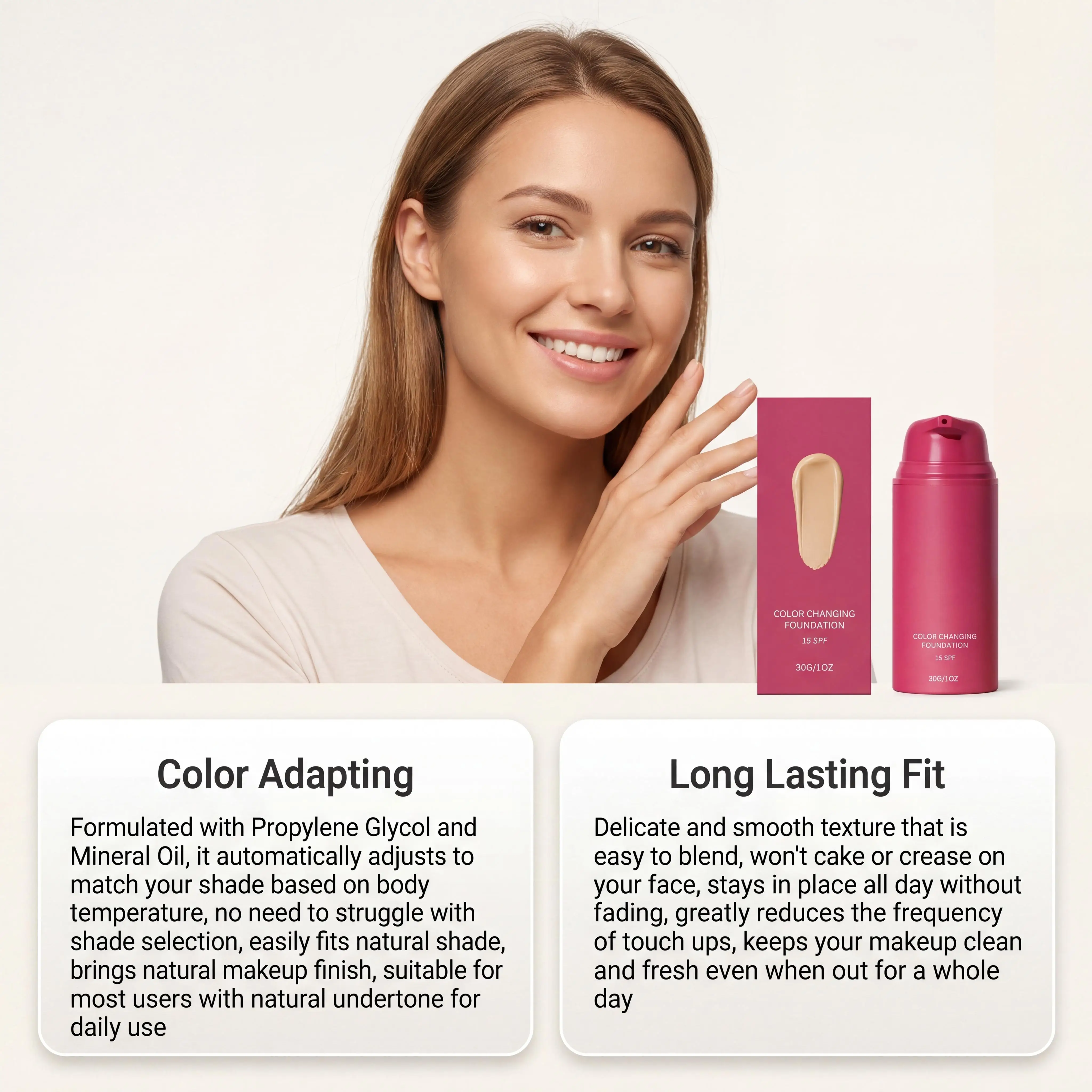 Color-Changing Liquid Foundation — product detail 4