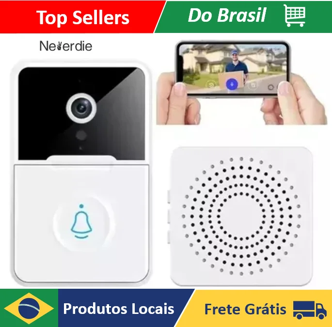 Smart Intercom Wireless Wifi Camera And Audio Doorbell-Neverdie Store