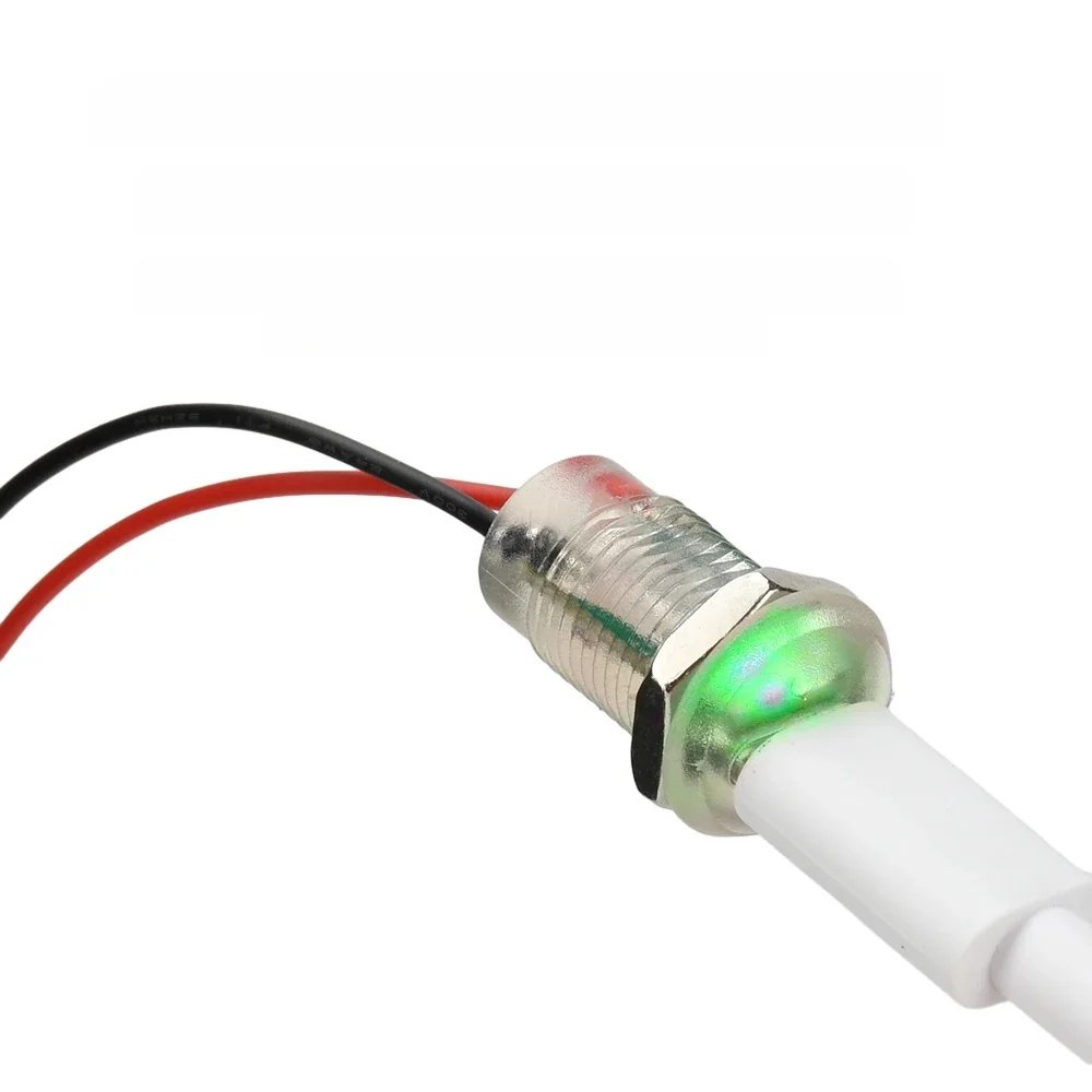 Fil de connecteur femelle à 2 broches, lumière LED USB type-c, Base femelle à Compression directe, prise étanche avec Interface de charge de soudage